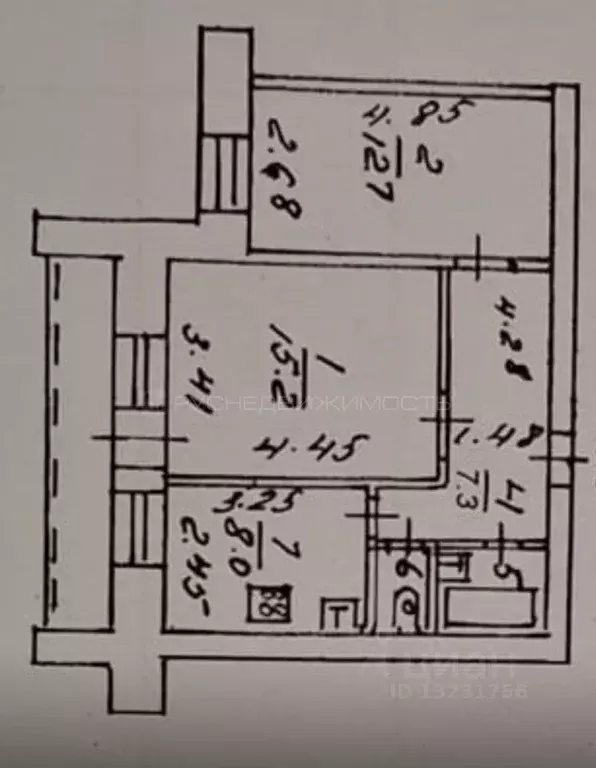 2-к кв. Кировская область, Киров Северная Набережная ул., 13 (47.0 м) - Фото 1