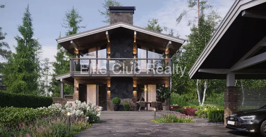 Коттедж в Ленинградская область, Всеволожский район, Бугровское ... - Фото 1