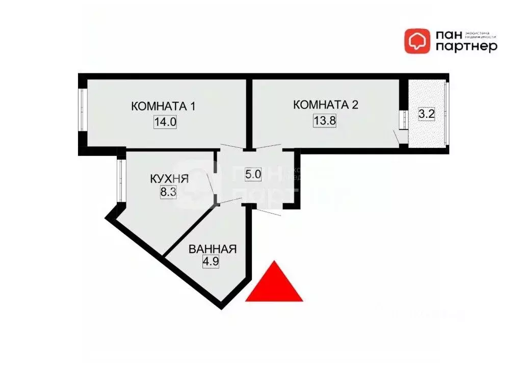 2-к кв. Санкт-Петербург, Санкт-Петербург, Ломоносов Михайловская ул., ... - Фото 0