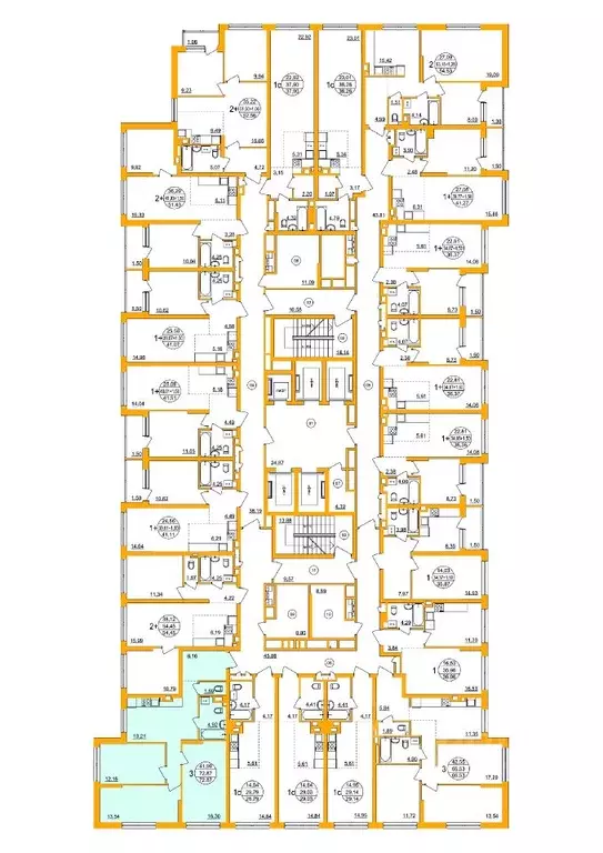 3-к кв. Башкортостан, Уфа ул. 40 лет Октября, 13 (72.43 м) - Фото 2