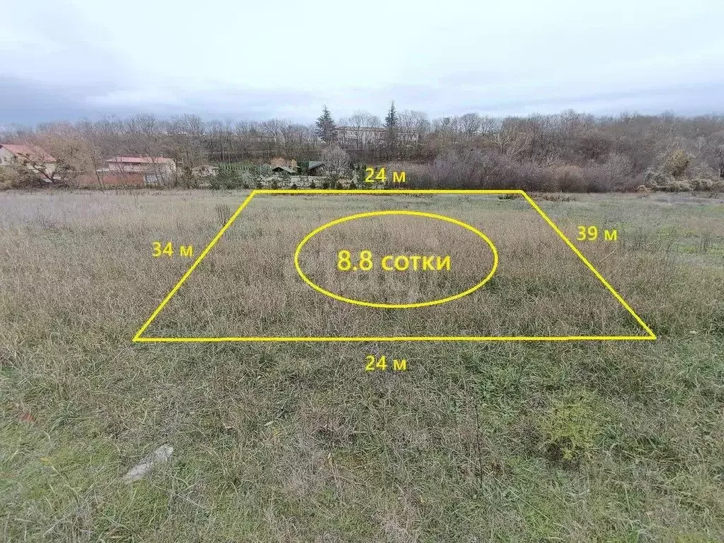 Участок в Крым, Симферопольский район, Добровское с/пос, с. ... - Фото 1