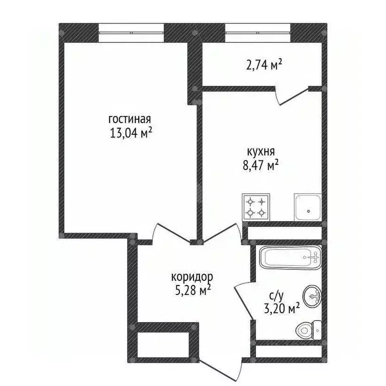 1-к кв. Башкортостан, Уфимский район, с. Михайловка Новоуфимская ул., ... - Фото 2