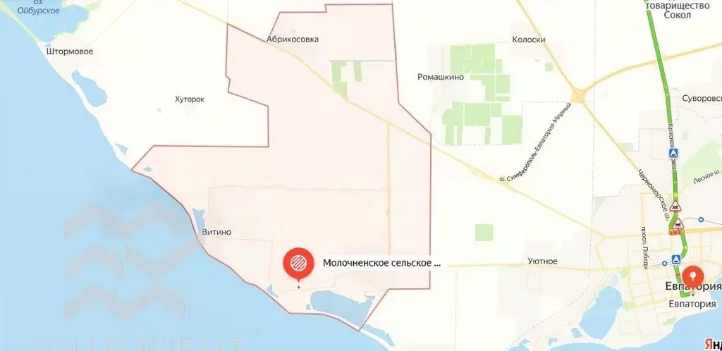 Участок в Крым, Сакский район, с. Молочное ул. Южная, 5 (6.0 сот.) - Фото 1