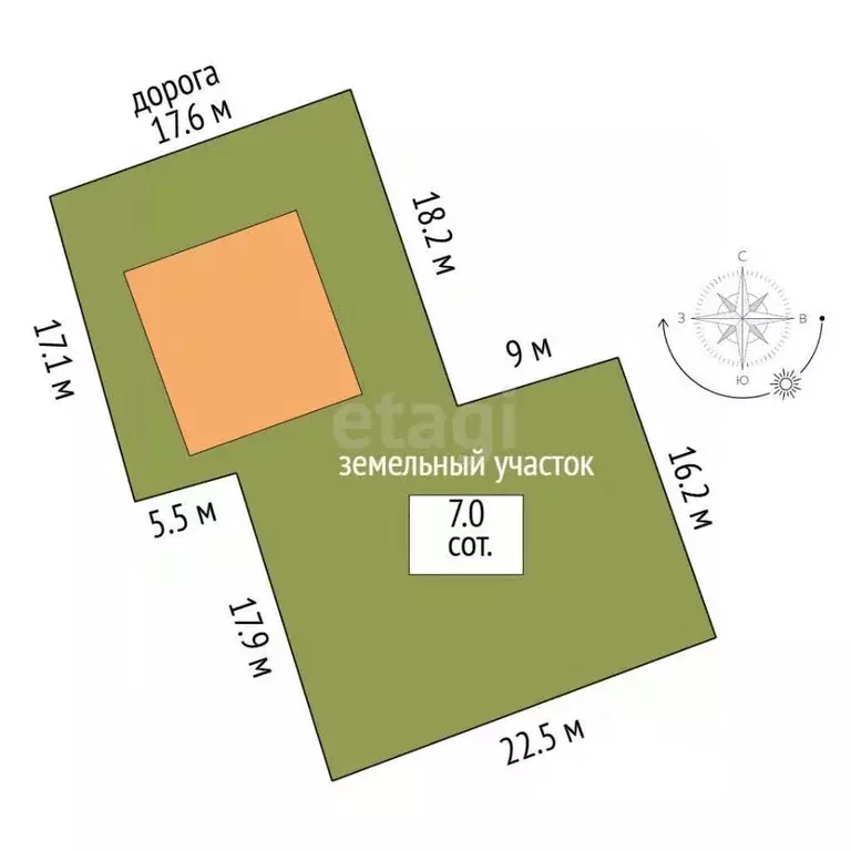 Дом в Алтайский край, Павловский район, с. Шахи ул. Куйбышева, 9Б (200 ... - Фото 2