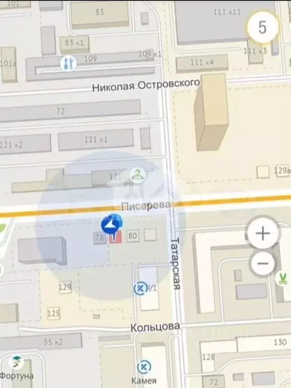 Участок в Новосибирская область, Новосибирск ул. Писарева, 78А (5.5 ... - Фото 2