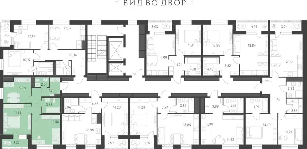 2-комнатная квартира: Екатеринбург, микрорайон Академический, ЖК ... - Фото 1