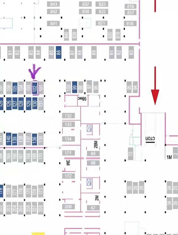 Гараж в Санкт-Петербург Петергофское ш., 45 (30 м) - Фото 1