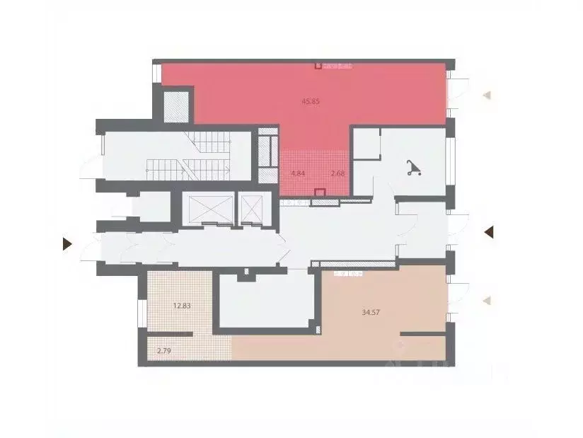 Помещение свободного назначения в Санкт-Петербург № 54 муниципальный ... - Фото 2