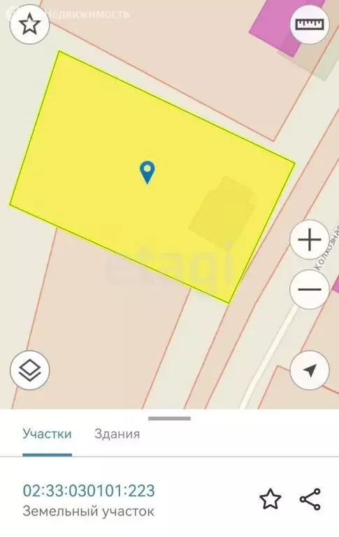 Участок в деревня Раздолье, Колхозная улица (14.88 м) - Фото 1