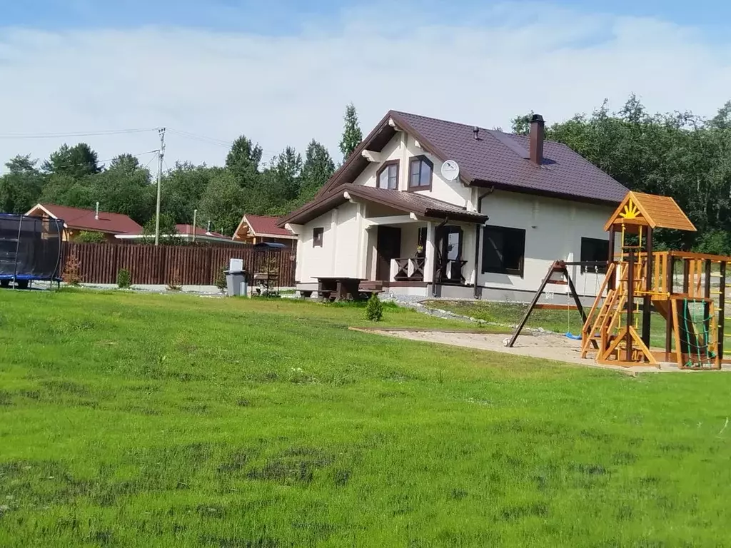 Дом в Карелия, Прионежский район, Заозерское с/пос, д. Ялгуба  (150 м) - Фото 1