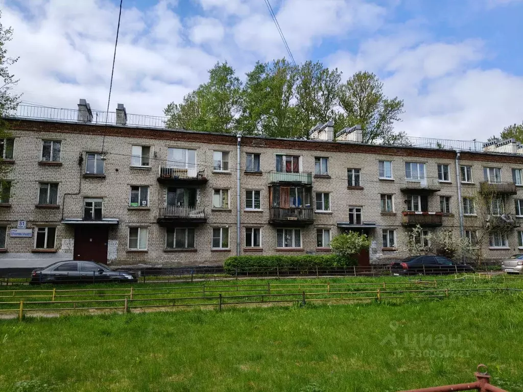 1-к кв. Санкт-Петербург ул. Пограничника Гарькавого, 51К3 (31.5 м) - Фото 1