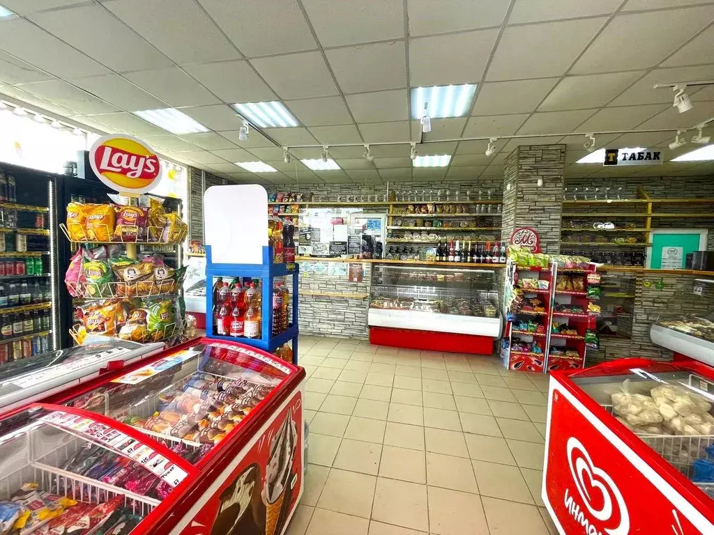 Магазин с парковкой на автомобильном и пешеходным - Фото 0