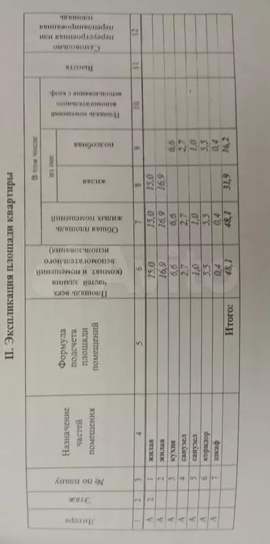 2-к. квартира, 48,1 м, 2/2 эт. - Фото 0
