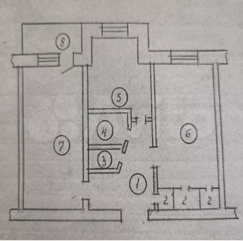 2-к кв. Новгородская область, Боровичи Сушанская ул., 18 (45.9 м) - Фото 2