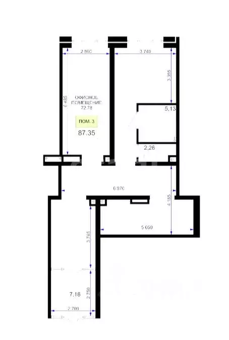 Помещение свободного назначения в Ростовская область, Ростов-на-Дону ... - Фото 2