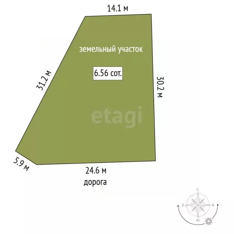 Участок в Крым, Феодосия ул. Мариупольская (6.56 сот.) - Фото 2