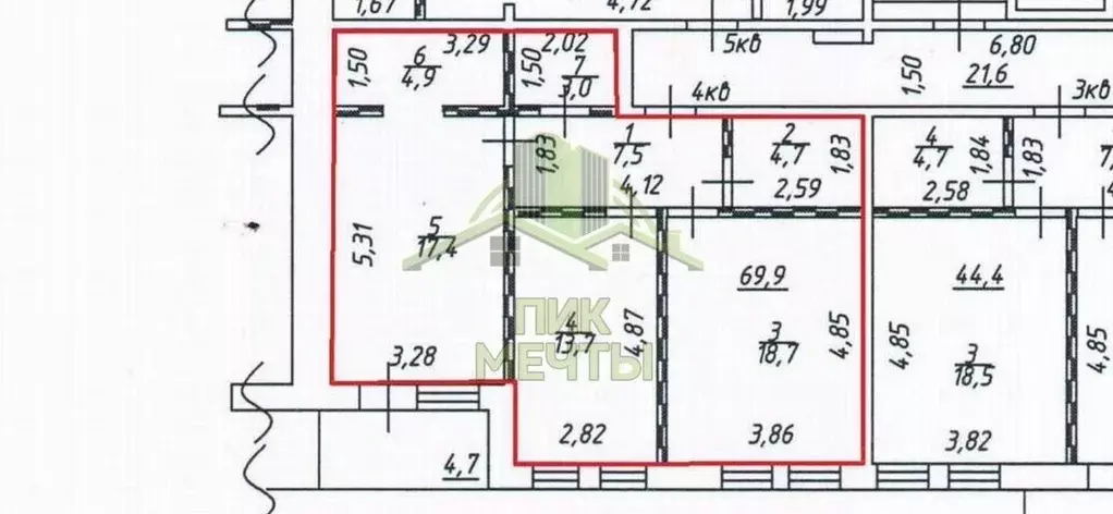 2-к кв. Бурятия, Улан-Удэ ул. Цивилева, 36 (69.9 м) - Фото 2