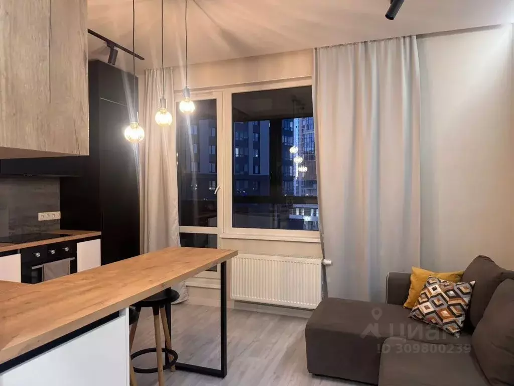 Студия Санкт-Петербург ул. Типанова, 23с1 (25.0 м) - Фото 1