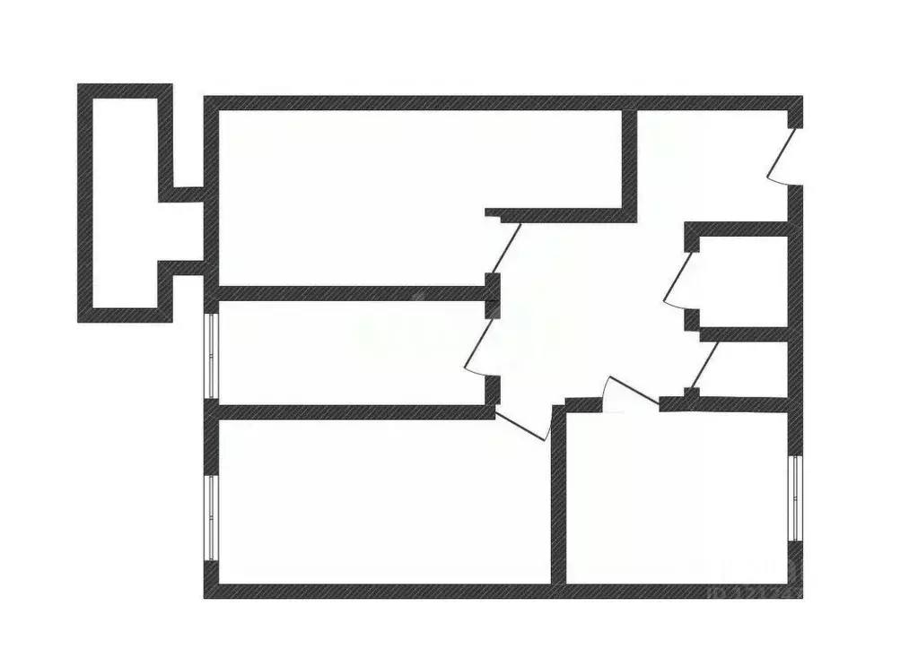 3-к кв. Курская область, Курск ул. Энгельса, 158к2 (68.5 м) - Фото 1