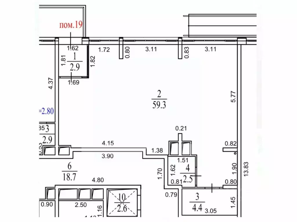 Торговая площадь в Московская область, Балашиха ул. Ситникова, 2 (70 ... - Фото 2