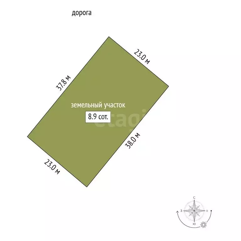 Участок в Тобольск, улица Ленина (8.9 м) - Фото 0