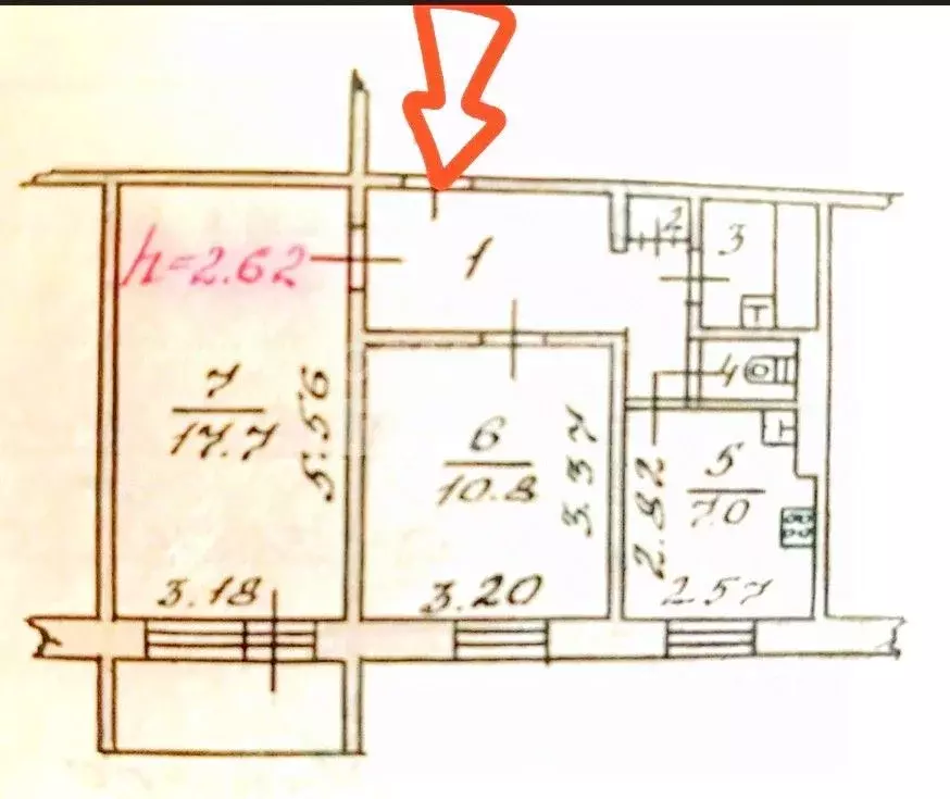 2-к кв. Ямало-Ненецкий АО, Ноябрьск Магистральная ул., 115 (49.9 м) - Фото 2