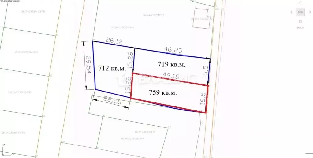 Участок в Воронежская область, Воронеж ул. Космическая, 33 (7.6 сот.) - Фото 1