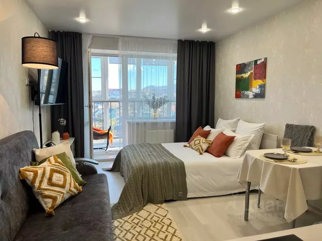 Студия Алтайский край, Белокуриха ул. Соболева, 22 (25.0 м) - Фото 1