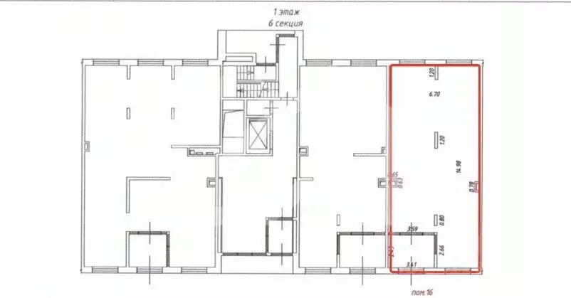 Торговая площадь в Москва Цимлянская ул., 3к2 (98 м) - Фото 2