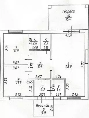 Дом в Белгородская область, Белгородский район, с. Стрелецкое, ... - Фото 2