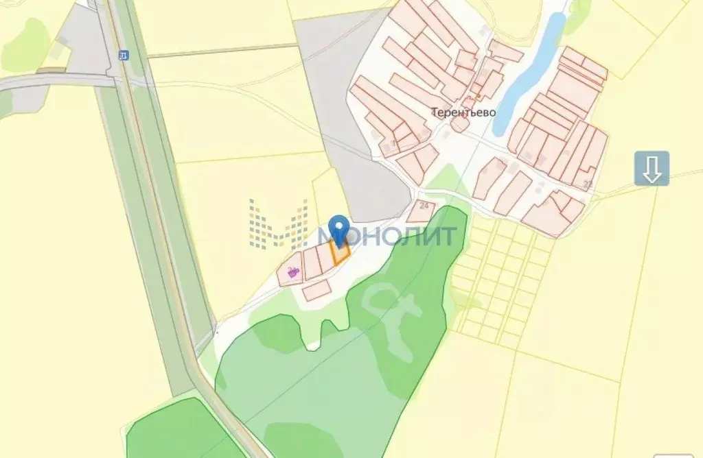 Участок в Нижегородская область, Городецкий муниципальный округ, д. ... - Фото 0