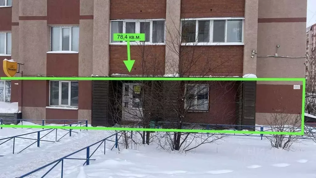 Торговая площадь в Самарская область, Самара ул. Гастелло, 44 (78 м) - Фото 1