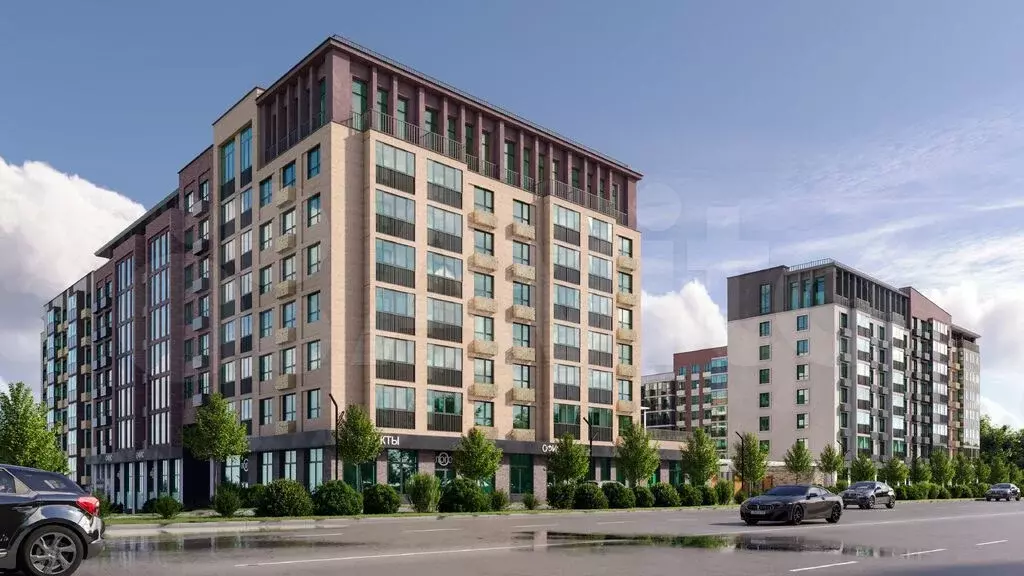 1-к. квартира, 39 м, 4/8 эт. - Фото 1