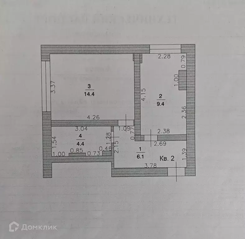 Продаётся 1-к квартира, 34.3 м - Фото 1