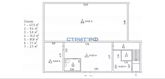 Торговая площадь в Москва ул. Строителей, 13К1 (168 м) - Фото 2