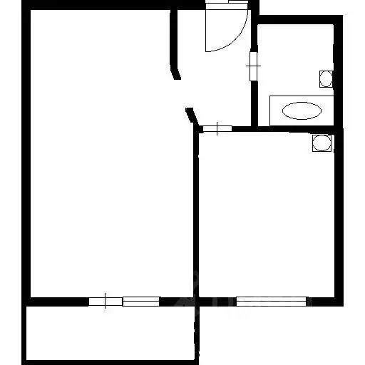 1-к кв. Санкт-Петербург Парашютная ул., 42к1 (35.0 м) - Фото 2