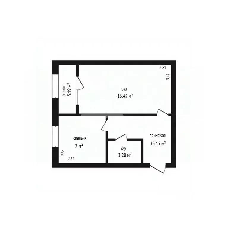 2-к кв. Дагестан, Дербент Приморская ул., 42А (34.0 м) - Фото 2