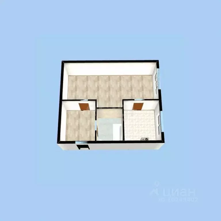 1-к кв. Башкортостан, Уфа Кремлевская ул., 61 (29.7 м) - Фото 2