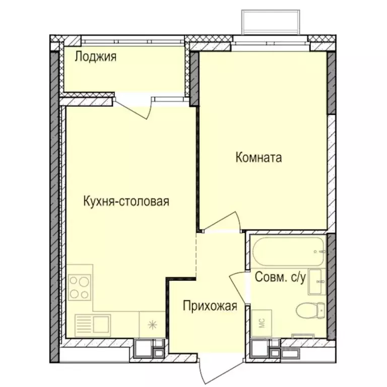 1-к кв. Удмуртия, Ижевск Автопроизводство жилрайон, Норвежский Лес ... - Фото 1