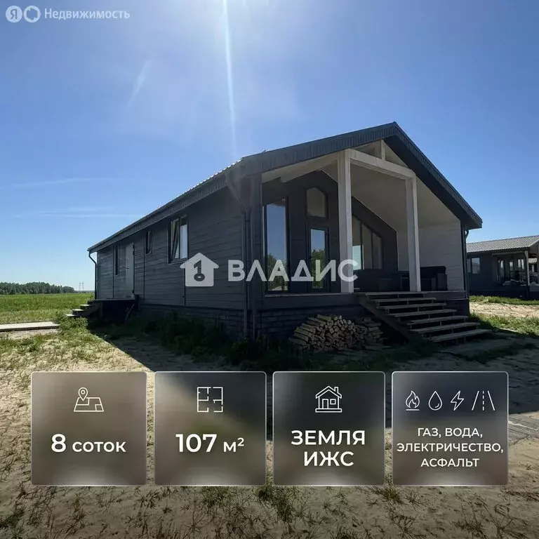 Дом в деревня Никульское, Центральная улица, 53 (107 м) - Фото 1