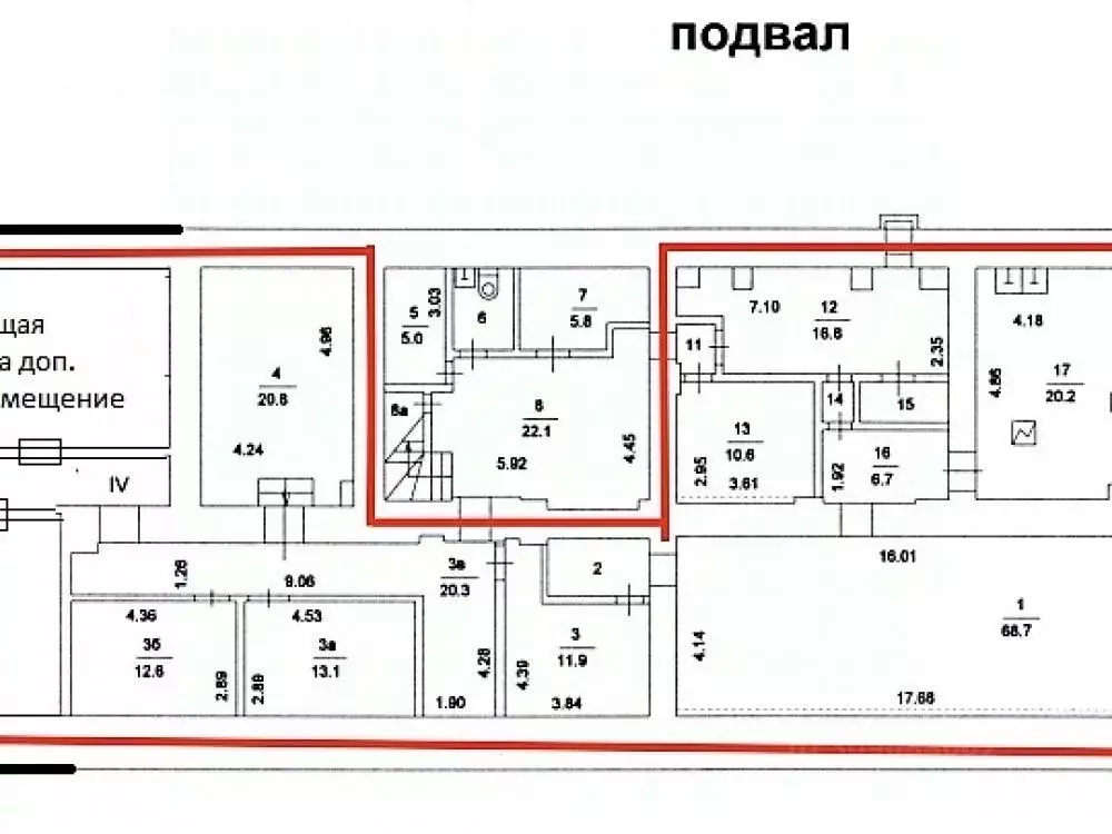 Торговая площадь в Москва ул. Пречистенка, 31/16 (438 м) - Фото 1