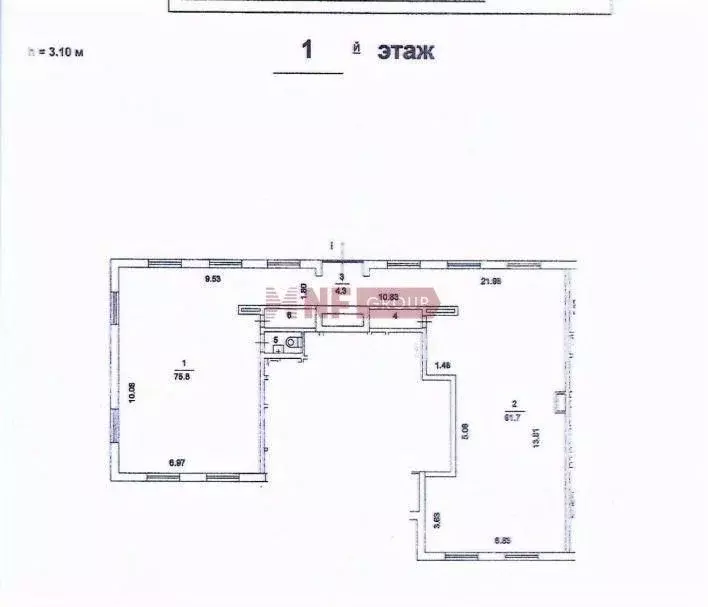 Торговая площадь в Москва ул. Остоженка, 27К2 (179 м) - Фото 1