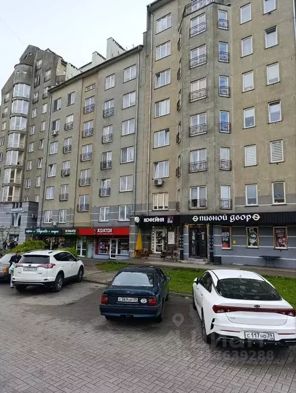 1-к кв. Калининградская область, Калининград ул. Гайдара, 155 (48.0 м) - Фото 0