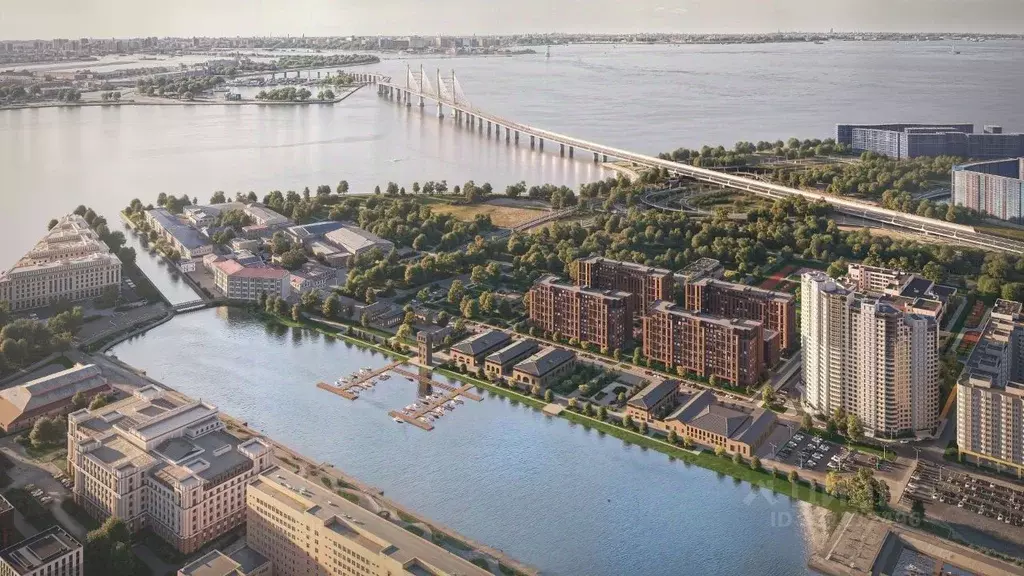 3-к кв. Санкт-Петербург Территория Галерный остров, Мэрин Корт жилой ... - Фото 2