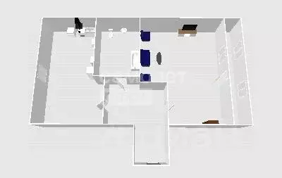 1-к кв. Ульяновская область, Ульяновск ул. Рябикова, 61/37 (35.0 м) - Фото 2