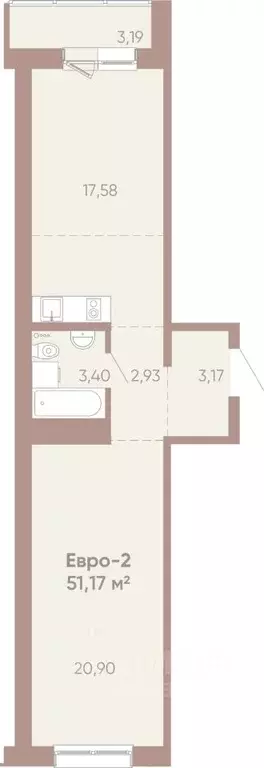 1-к кв. Иркутская область, Иркутск Новые Горизонты на Советской жилой ... - Фото 1