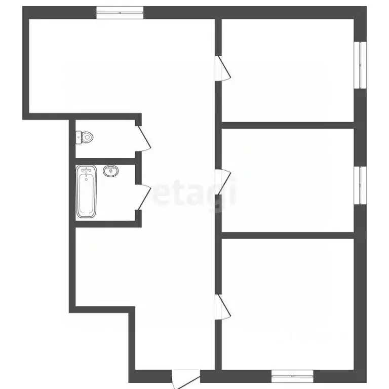 Дом в Томская область, Томск пос. Светлый, Реженка мкр, ул. Дальняя ... - Фото 2