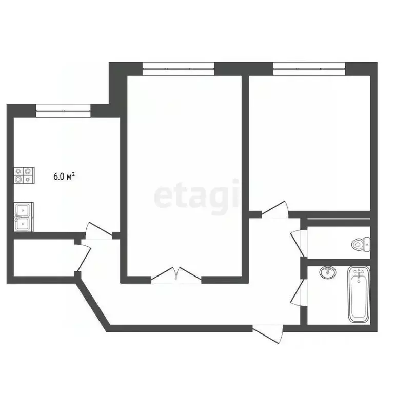 3-к кв. Чувашия, Чебоксары просп. Тракторостроителей, 27 (65.5 м) - Фото 2