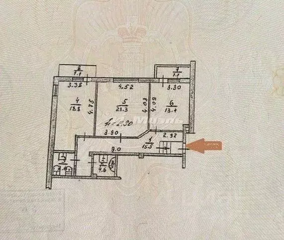 2-к кв. Крым, Симферополь ул. Ковыльная, 86 (76.2 м) - Фото 2
