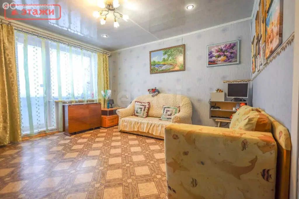 2-комнатная квартира: Кондопога, проспект Калинина, 2А (49.2 м) - Фото 1